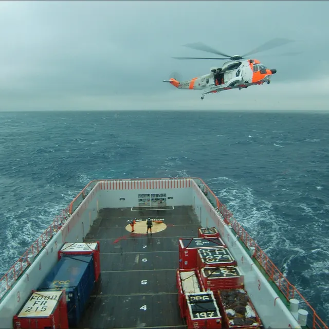 Siddis Supplier treningsoppdrag med helikopter